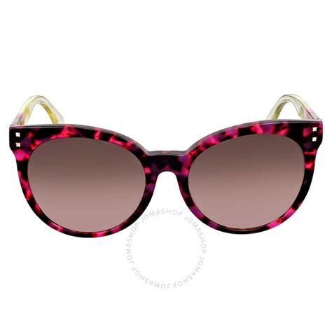 e7o fuchsia havana with brown gradient lens fendi|Brown .